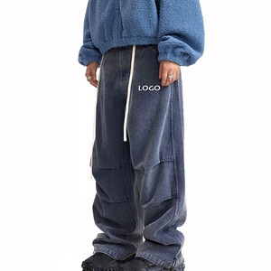 Custom Cuffed Sweatpants Manufacturer Premium Cotton Blend Joggers Acid Wash Stone Wash Private Label Embroidery Supplier - Product Image 6