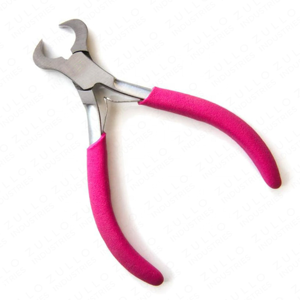 Pince à perles pour extensions capillaires robuste avec poignée en caoutchouc, kit d'outils pour micro-anneaux, logo personnalisé, fabricant en gros - Product Image 5