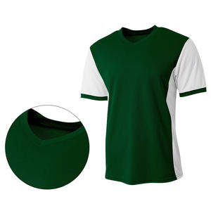 เสื้อฟุตบอลแบบเรียบง่าย ครึ่งแขน ระบายอากาศได้ดี สวมใส่ง่าย สไตล์ยอดนิยม ขายส่ง รับผลิตตามสั่ง - Product Image 4