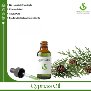 Proveedor de Aceite de Ciprés de Alta Calidad que Ofrece Envases de Aceite Esencial a Granel para la Fabricación de Cosméticos, Cuidado Personal y Fragancias - Product Image 1
