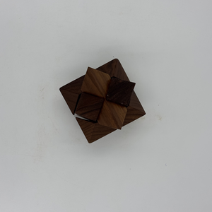 Casse-tête en bois fait main |   Jeu de puzzle en cubes imbriqués en bois de rose indien |   Cadeau de jeu éducatif pour l'entraînement cérébral - Product Image 4