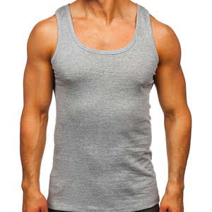 Custom tank top men apparel supplier printed tank gym wear bulk production factory supply international order - Product Image 4