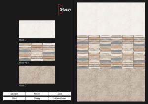 กระเบื้องพอร์ซเลนเคลือบเงาคุณภาพพรีเมียม ขนาด 30x60 ซม. ให้พื้นผิวสวยงามโดดเด่นและโครงสร้างแข็งแรงทนทานสำหรับการใช้งานในชีวิตประจำวัน - Product Image 4