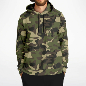 Streetwear Custom <b>Camo</b> Hoodie Vintage Camouflage Printing Heavyweight 100% Cotton Fabric <b>Men's</b> <b>Hoodies</b> & Sweatshirts - Product Image 1