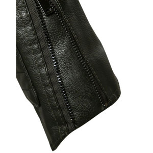 Stylish Custom Color 100% Leather Men's <b>Slim</b> <b>Fit</b> <b>Jacket</b> with Stand Collar Canvas Fabric High Street Style Reversible Design - Product Image 4