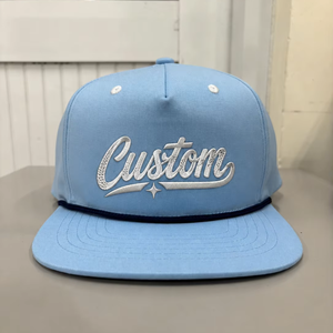 Casquettes Snapback de Haute Qualité à Visière Plate, Réglables, Logo Personnalisé, Tissu OEM, Casquettes de Sport avec Logo Brodé 2D/3D - Product Image 1