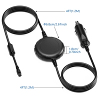 Adaptor Daya Laptop Universal 100W untuk Mobil, Cocok untuk Lenovo HP Dell Asus Acer Toshiba Samsung