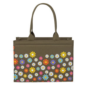 Bolsas de Lona Reutilizables Resistentes de Algodón 100% con Logotipo y Diseño Personalizados de Fábrica, con Asa de Cordón para Uso en Exteriores - Product Image 1