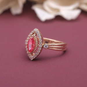 Bague de fiançailles en diamant de laboratoire certifié IGI, taille marquise, avec halo, en argent sterling 925 massif, style Art Déco vintage, bague de mariée - Product Image 6