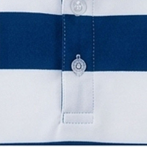 เสื้อโปโลลายทางสำหรับผู้ชาย ผ้าฝ้ายผสมลำลอง สวมใส่สบาย เหมาะสำหรับกีฬากอล์ฟ เสื้อโปโลน้ำหนักเบา คอปก ลายทาง เสื้อเจอร์ซีย์สำหรับฝึกซ้อม - Product Image 4
