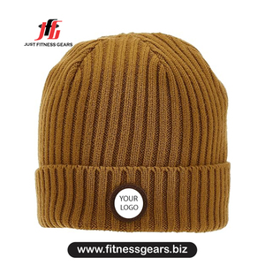 Bonnet en tricot uni pour l'hiver, unisexe, adulte, 56-58 cm, usage quotidien - Product Image 2