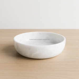 Tazón de Resina Hecho a Mano, Decorativo, con Acabado de Mármol de Lujo, Plato Redondo para el Hogar, Vajilla de Cocina, Regalos Premium de Royal Artisans - Product Image 5