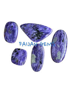 Natural Charoite Loose Gemstone Cabochon Polished Mix Shape All Size <b>Crystal</b> Pendant for Jewellery Making - Product Image 3