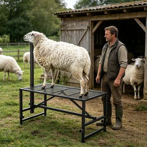 Supporto Professionale per Bestiame, Altezza Regolabile, Materiali Durevoli in Ferro, Acciaio e Acciaio Inossidabile per Suini e Bovini, per Uso Agricolo - Nuovo e Usato - Product Image 2