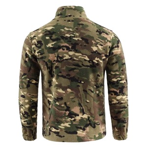 Polar Fleece Men's Outdoor <b>Thermal</b> Jacket with Zipper Pocket Waterproof Breathable Reflective Hooded Winter - Product Image 4