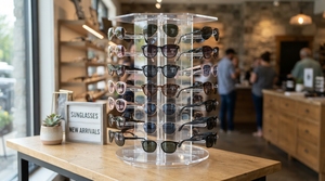 Acrylic Sunglass <b>Display</b> Rack Transparent Eyewear Holder Retail Glasses <b>Display</b> Stand Optical Store Organizer - Product Image 5