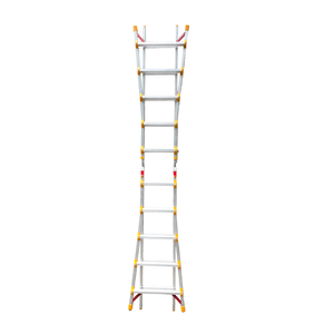 บันไดพับได้อเนกประสงค์อลูมิเนียม VIETLADDERS NVLB-44 ความสูงสูงสุด 638 ซม. รับน้ำหนักได้ 150 กก. สำหรับใช้ในโรงแรม - Product Image 3