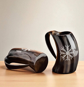 Nouvel Arrivage – Tasse/Bol en Corne Faite à la Main, Style Moderne Unique, Haute Qualité, Écologique, Durable, Verre à Bière Vierge pour Sublimation DIY - Product Image 6