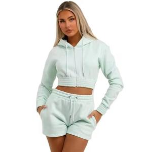 Ensemble crop top et pantalon taille haute 2025 – Nouveauté Sportswear ample - Product Image 4