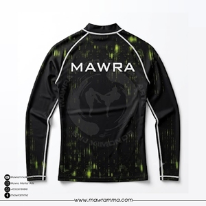 Mawra Premium – T-shirt de compression unisexe à manches courtes imprimé par sublimation, idéal pour le sport, la gym, le fitness et le streetwear - Product Image 4
