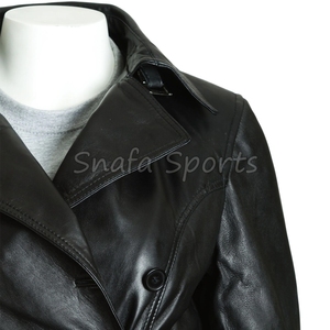 Servicios OEM, Chaqueta de Cuero para Mujer con Logotipo Personalizado de Alta Calidad, Nuevo Diseño, Hecha en Pakistán - Product Image 3