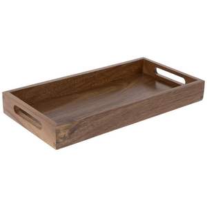 Plateaux de service rectangulaires modernes en bois d'acacia naturel, écologiques, lavables au lave-vaisselle, personnalisables pour les apéritifs - Product Image 5