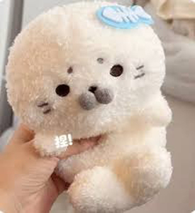 Cute Faux Fur Bear Plush Keychain Cartoon Animal Pendant Soft Toy Pink Bow Decorated 3D <b>Shape</b> - Product Image 4
