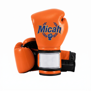 Gants de boxe d'entraînement en cuir PU et EVA haute performance avec logo personnalisé, fermeture extensible, couleur personnalisée pour enfant MMA - Product Image 1