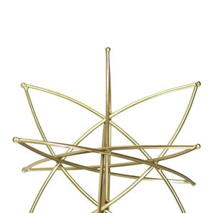 Sculpture en métal doré antique, pièce décorative artisanale pour table de salon, bureau à domicile, décoration de table, cadeau - Product Image 6