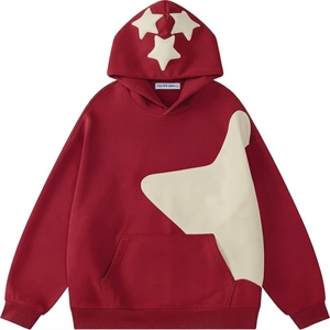 Sweat-shirt à capuche pour homme, style universitaire, 100% coton, séchage rapide, imprimé personnalisé avec un motif de dinosaure, couleur contrastée, effet délavé - Product Image 2