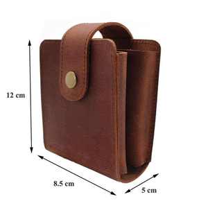 Étui à cartes de poker en cuir élégant, étui à cartes de jeu en cuir PU végétal de haute qualité avec logo personnalisé - Product Image 6