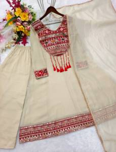 Vestido de Fiesta Shreeji Fashion Gown Salwar Kameez, Traje Pakistaní Indio para Bodas, Estilo Bollywood, Seda, Nuevo - Product Image 3