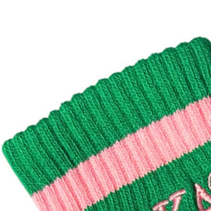 Calcetines AKA Crew Rosa Verde Blanco, Mezcla de Algodón Premium, Elásticos, Acanalados, a Media Pantorrilla, Deportivos, Casuales, Cómodos para Uso Diario - Product Image 5