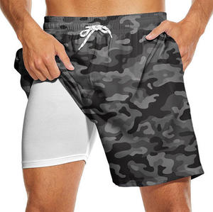 Customized Logo Quick Dry <b>Men's</b> Beach Shorts Solid Color Sublimation Swimwear <b>Bikinis</b> & Beachwear - Product Image 2