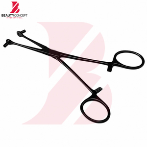 Pince à piercing en acier inoxydable noir de qualité supérieure, nouveau produit tendance, fournisseur fiable pour le piercing corporel - Product Image 2