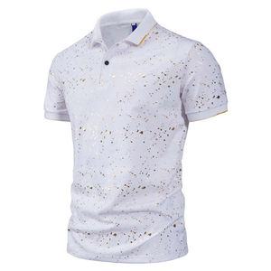 Polos de Golf Personalizados con Logotipo, Casuales, de Secado Rápido, Manga Corta, Ligeros, Transpirables y sin Cuello para Hombre - Product Image 5