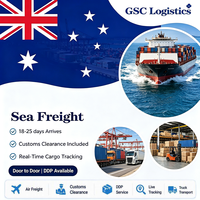 Service de logistique maritime rapide de la Chine vers l'Australie, DDP porte à porte