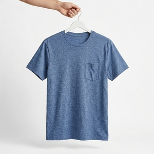 T-shirts décontractés en coton pour hommes, grandes tailles, avec logo personnalisé, manches courtes, mode, OEM, respirants - Product Image 4