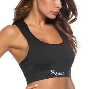 Private Label Activewear Fitness Custom Made Breathable High Support Racerback Deep V-<b>Neck</b> Removable <b>Pads</b> Women Yoga Sports Bra - Product Image 4
