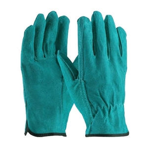 Top Grade Cowhide Split Leather Safety <b>Gloves</b> for Drivers Reflective Industrial Hand Protection Heat Resistance Anti-Slip - Product Image 4