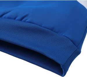 เสื้อฮู้ดสามสีแบบขายส่ง - สีน้ำเงินสด เทา ขาว - เสื้อพูลโอเวอร์สไตล์สตรีทแวร์ - เสื้อฮู้ดผ้าฟลีซ - Product Image 4