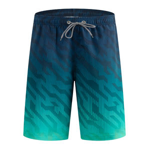 Short de bain décontracté 100 % polyester, respirant, anti-UV, séchage rapide, coupe compressive pour homme - Product Image 1