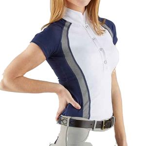 Tissu extensible de qualité supérieure, ultra-élastique, tissage durable, finition lisse, parfait pour les femmes élégantes, chemise d'équitation. - Product Image 4