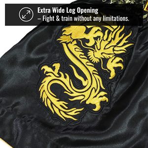 Wholesale Custom Unisex Muay Thai <b>Shorts</b> Sublimation Kickboxing Martial Arts Satin Elastic Waistband OEM Factory OEM Wholesale - Product Image 6