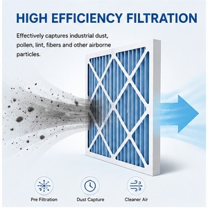 Industrial Air Filter Element Pleated Panel Filter MERV 6-8 for Air Purifier Parts - Product Image 4