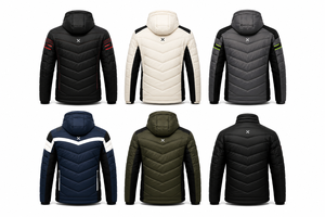 Veste de moto pour homme X Sports City, en tissu matelassé, imperméable, avec système de ventilation, réfléchissant, pour la sécurité - Product Image 2