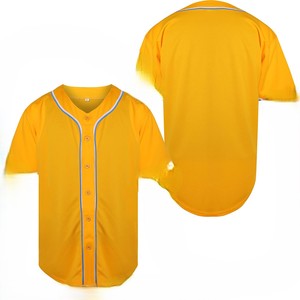 Maillot de baseball et de softball respirant pour hommes, personnalisable avec nom et numéro d'équipe, 100 % polyester - Product Image 4