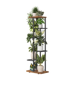 Soporte de hierro decorativo ecológico para plantas de interior con acabado elegante, adecuado para la decoración de la sala de estar, el dormitorio y la oficina. - Product Image 3