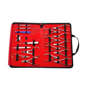 El mejor fabricante Pissco para 18 piezas de ortodoncia básica, juego de instrumentos dentales, Kit compuesto de acero inoxidable alemán - Product Image 1