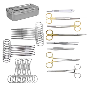 ชุดเครื่องมือผ่าตัดทั่วไประดับพรีเมียม ชุดผ่าตัดหลอดเลือดและกล้ามเนื้อ ทำจากเหล็กกล้าไร้สนิม สำหรับการผ่าตัดทางเดินปัสสาวะ ได้รับเครื่องหมาย CE ISO - Product Image 1